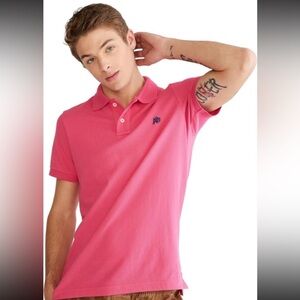AEROPOSTALE Men's  Pink Polo Shirt NWT size L